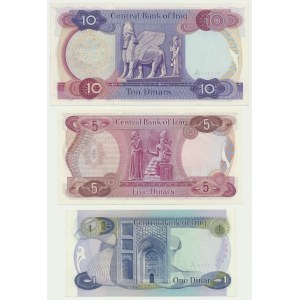 Iraq, set 1-5 Dinars (1973)(3 pcs.)