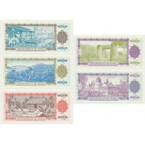 Tonga, set 1/2 - 5 Pa'anga 1997-84 (5 pcs.)