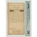 25 złotych 1794 - B - PMG 50 - z herbem w filigranie