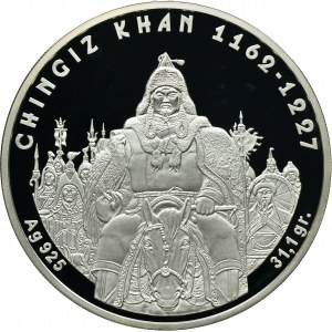 Kazakhstan, 100 Tenge Öskemen 2005 - Great Leaders, Genghis Khan