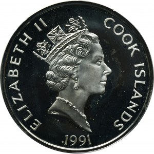 Cook Islands, Elizabeth II, 50 Dollars 1991 - Pizarro