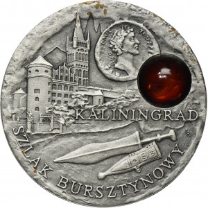 Niue Island, 1 Dollar Warsaw 2008 Amber Route - Kaliningrad