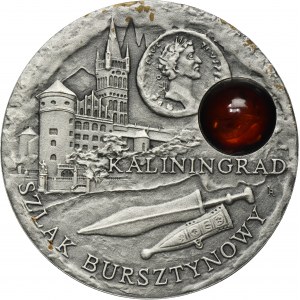 Niue Island, 1 Dollar Warsaw 2008 Amber Route - Kaliningrad