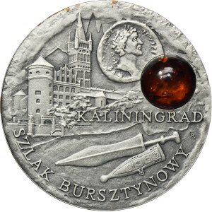 Niue Island, 1 Dollar Warsaw 2008 Amber Route - Kaliningrad