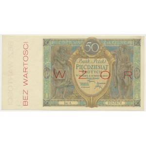 50 złotych 1925 - WZÓR - Ser.A -