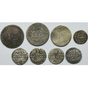 Set, Poland, John I Albert, Sigismund III Vasa, John II Casimir and the Duchy of Warsaw, Mix of coins (8 pcs.)