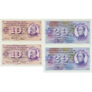 Switzerland, set 10-20 Francs 1959-74 (4 pcs.)