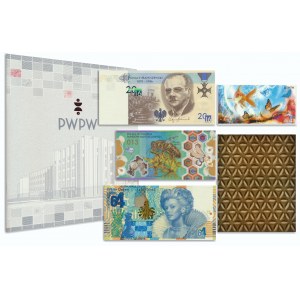 PWPW set, Matuszewski, Chess, Bee, fish stamp, watermark - in PWPW folder.