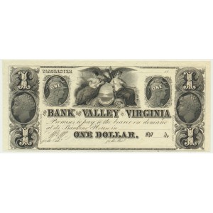 USA, Confederate States America, Wirginia, 1 dolar 1840