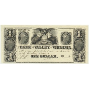 USA, Confederate States America, Virginia, 1 Dollar 1840