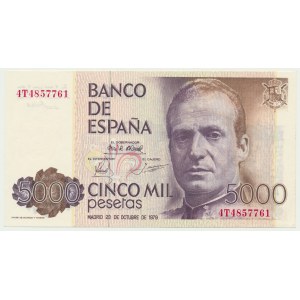 Spain, 5.000 Pesetas 1979