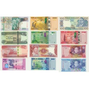 Afrique, set de billets (12 pièces)