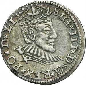 Zygmunt III Waza, Trojak Ryga 1591 - LI