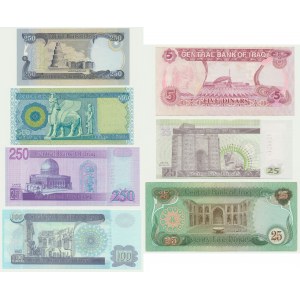 Iraq, set 5-500 Dinara 1982-2013 (7 pcs.)