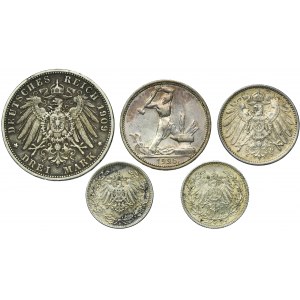 Set, Germany and Russia, Mark and Poltinnik (5 pcs.)