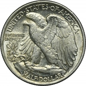 USA, 1/2 Dolara Filadelfia 1943 - Liberty