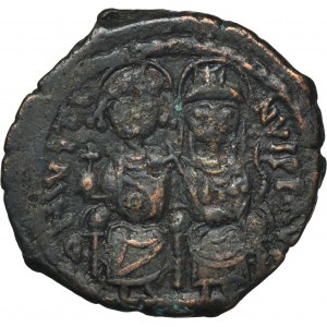 Cesarstwo Bizantyńskie, Justyn II, Follis