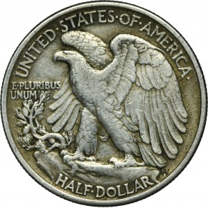 USA, 1/2 Dollar Philadelphia 1943 - Liberty