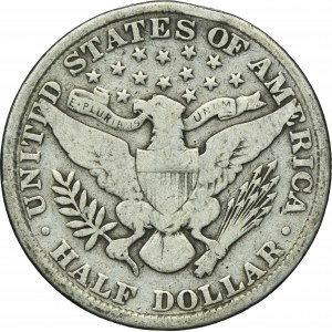 USA, 1/2 Dolara Filadelfia 1904 - Barber