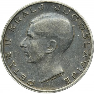 Yugoslavia, Peter II, 20 Dinara Paris 1938