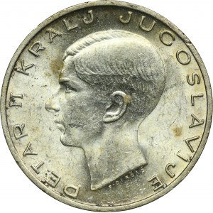 Yugoslavia, Peter II, 20 Dinara Paris 1938