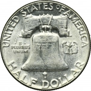 USA, 1/2 Dolara Filadelfia 1952 - Franklin