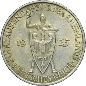 Germany, Weimar Republic, 5 Mark Berlin 1925 A