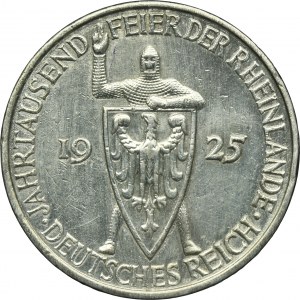 Germany, Weimar Republic, 5 Mark Stuttgart 1925 F