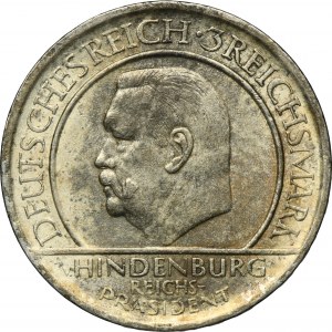 Niemcy, Republika Weimarska, 3 Marki Berlin 1929 A - Przysięga