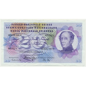 Switzerland, 20 Francs 1974
