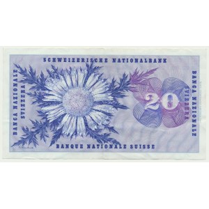 Switzerland, 20 Francs 1974