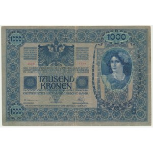 Czechosłowacja, 10 koron (1919) na 1.000 koron 1902