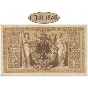 Germany, 1.000 Mark 1898 - RARE