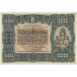 Hungary, 10.000 Korona 1920