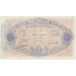 Francja, 500 franków 1928