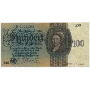 Germany, 100 Reichsmark 1924