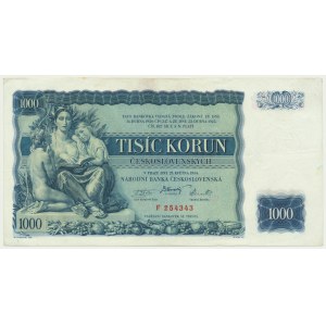 Czechosłowacja, 1.000 koron 1934