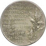 Austria, Miniatura medalu Burmistrz Wiednia Dr. Karl Lueger 1904