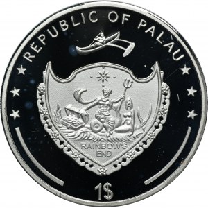 Palau, 1 Dollar 2010 - John Paul II, Santo Subito
