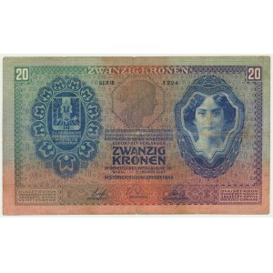 Austria, 20 Kronen 1907