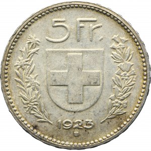 Switzerland, 5 Francs Bern 1923 B