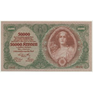Austria, 50.000 koron 1922