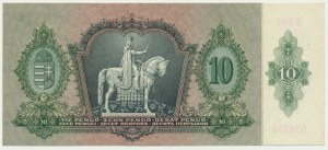 Hungary, 10 Pengö 1936