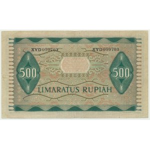 Indonesia, 500 Rupee 1952