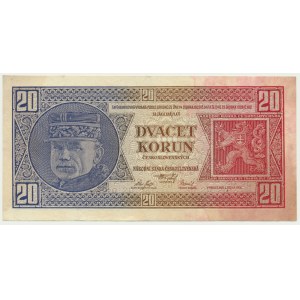 Czechosłowacja, 20 koron 1926