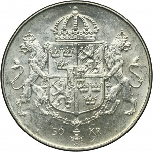 Sweden, Carl XVI Gustaf, 50 Kronor Eskilstuna 1976