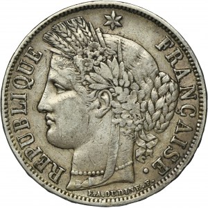 France, II Republic, 5 Francs Paris 1850 A