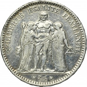 France, III Republic, 5 Francs Paris 1875 A