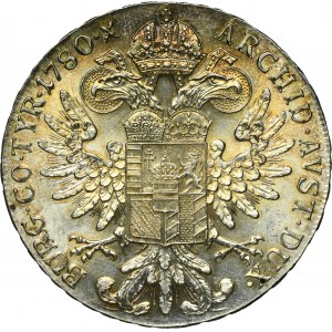 Austria, Maria Theresa, Thaler Wien 1780 SF - RESTRIKE