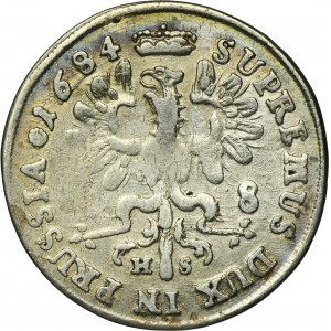 Germany, Brandenburg-Prussia, Friedrich Wilhelm, 18 groschen Königsberg 1684 HS